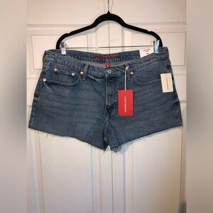 🔥HOT SALE🔥Lucky Brand Women's Mid Rise Raw-Hem Festival Shorts